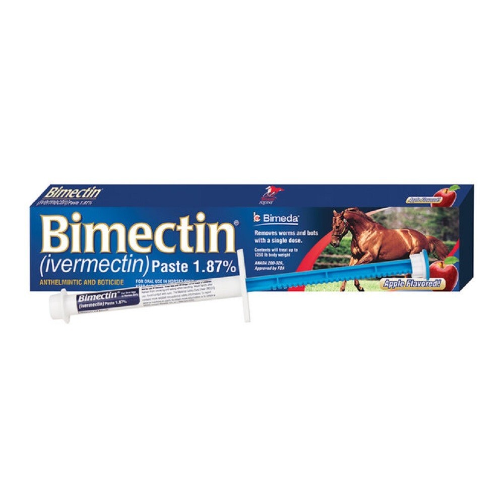 New! Bimeda HORSE ORAL PASTE 0.21 oz. (6.08 g) Apple Flavored Single dose