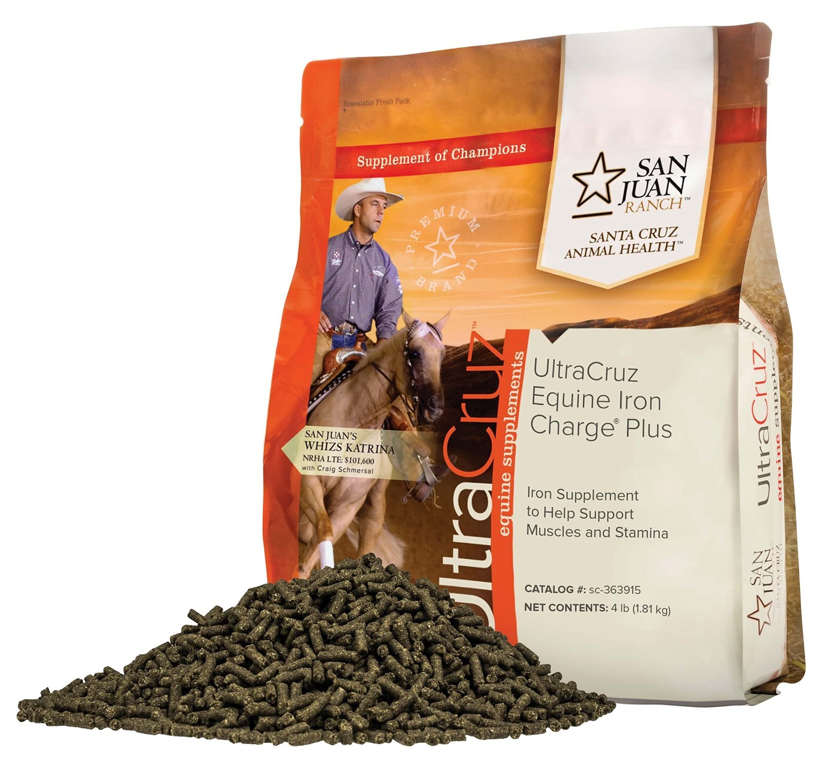 Equine Iron Charge Plus Supplement, 4 lb – Boost Energy & Vitality for Horses