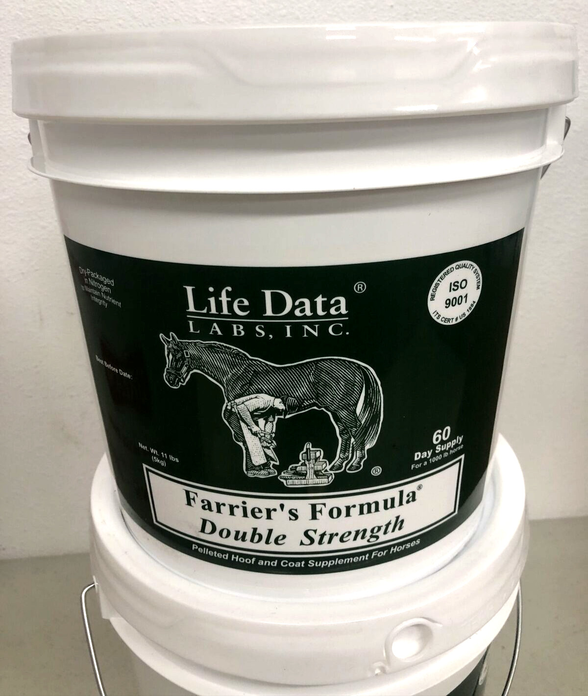 11lb Pail Farrier’s Formula Double Strength Hoof & Coat Supplement for Horses