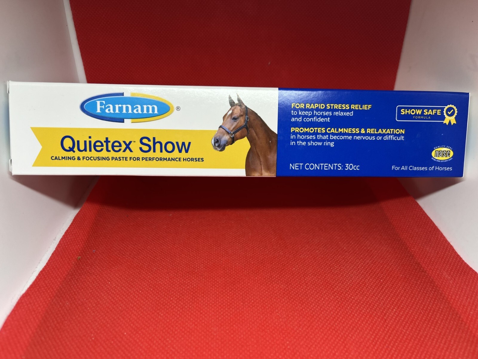 Farnam Quietex Show Calming & Focusing Paste for performance Horses
