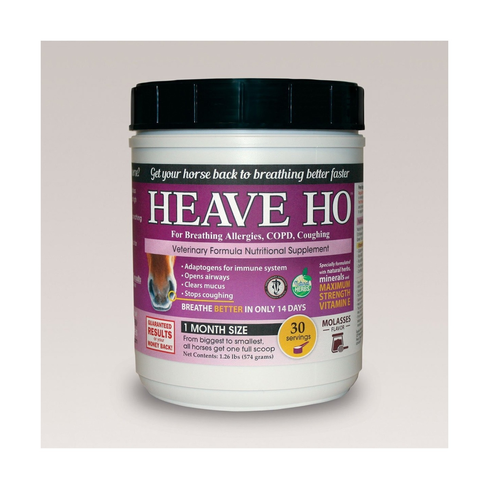 Equine Medical and Surgical Heave Ho 30 Day (Molasses) 30S