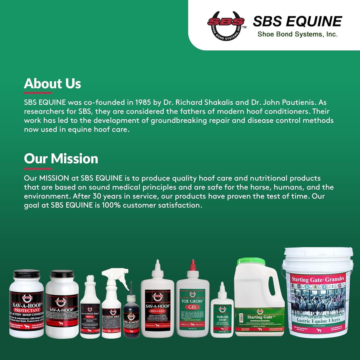 SBS Equine Spray | Hoof Treatment Provides Antiseptic Barrier Against Infecti…