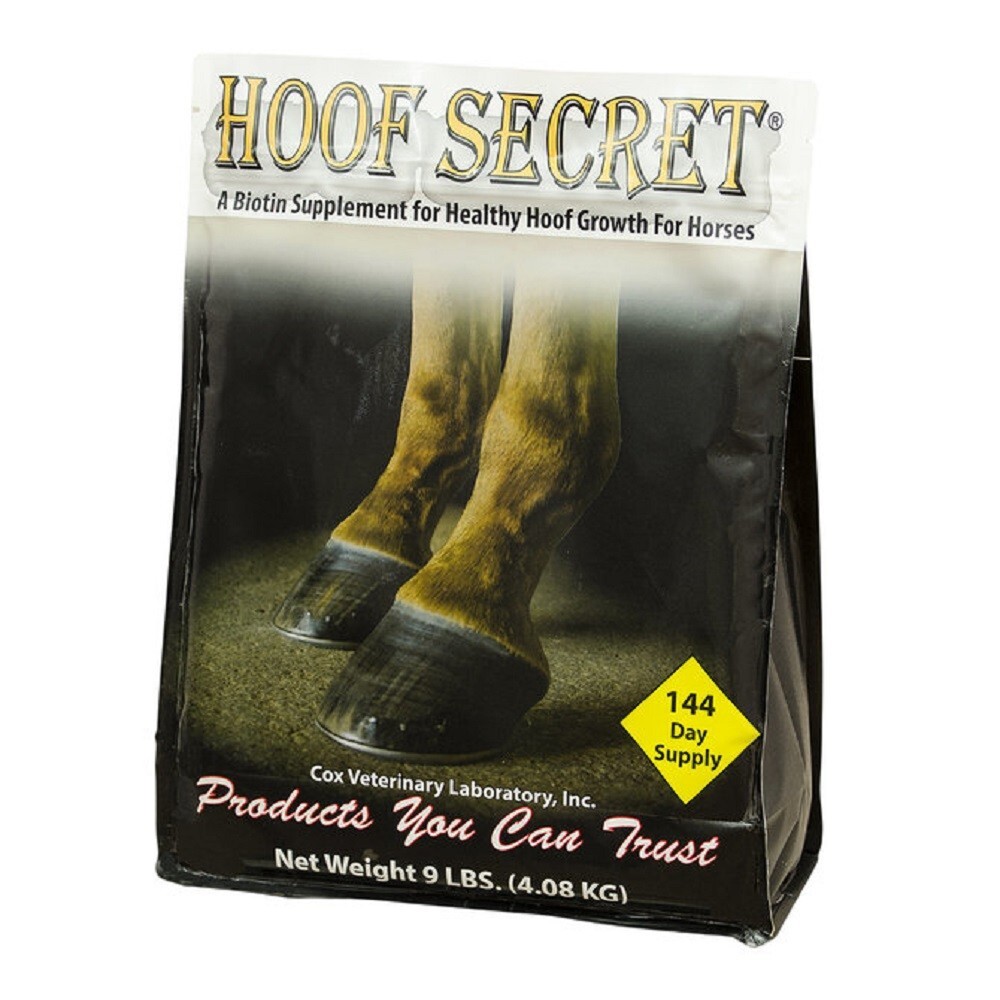9 lb. HOOF SECRET PELLETS Biotin supplement for healthy horse hooves Hoof growth