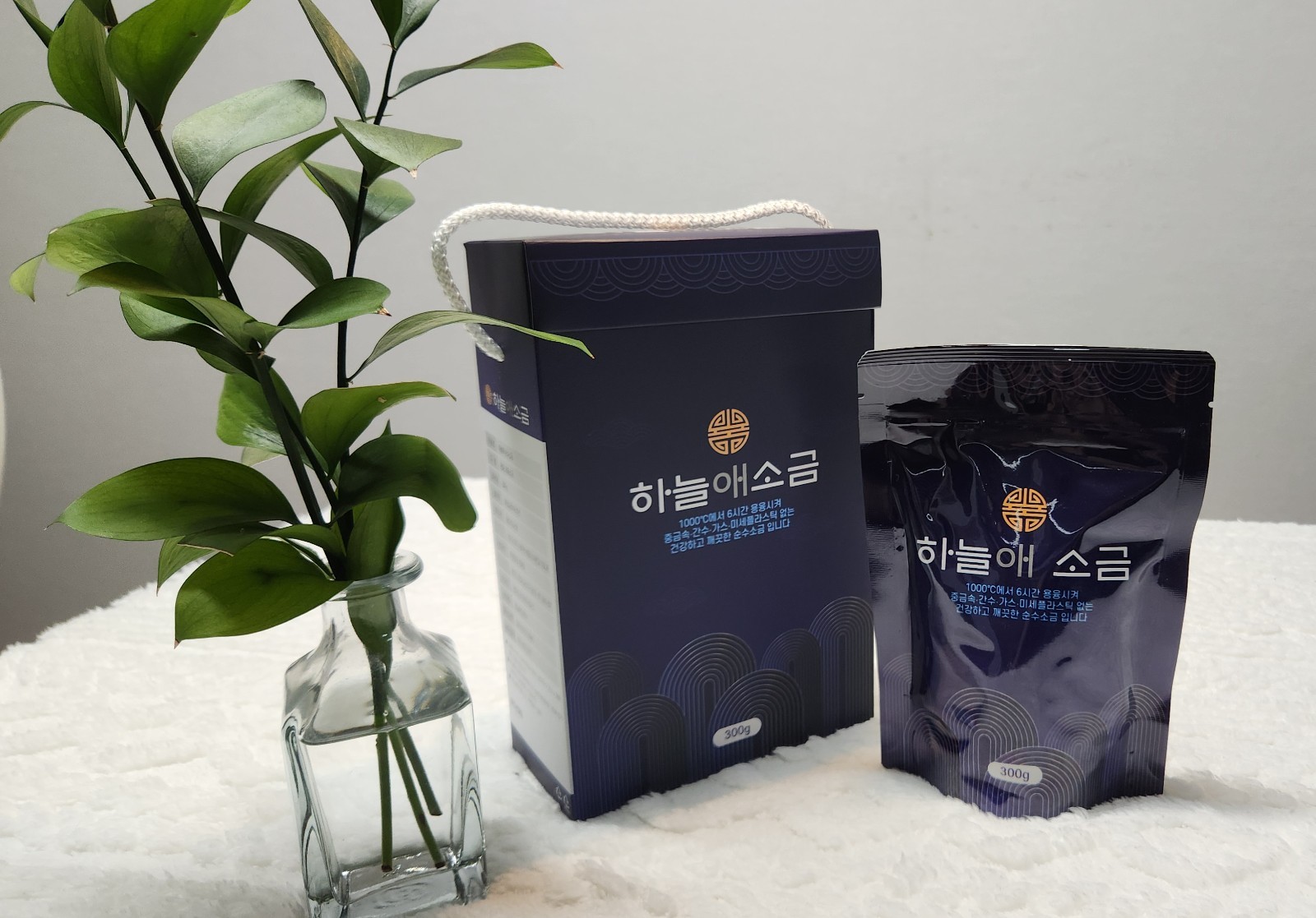 Premium Korean Sea Salt Fine Grain 300g Food Grade Made in Korea