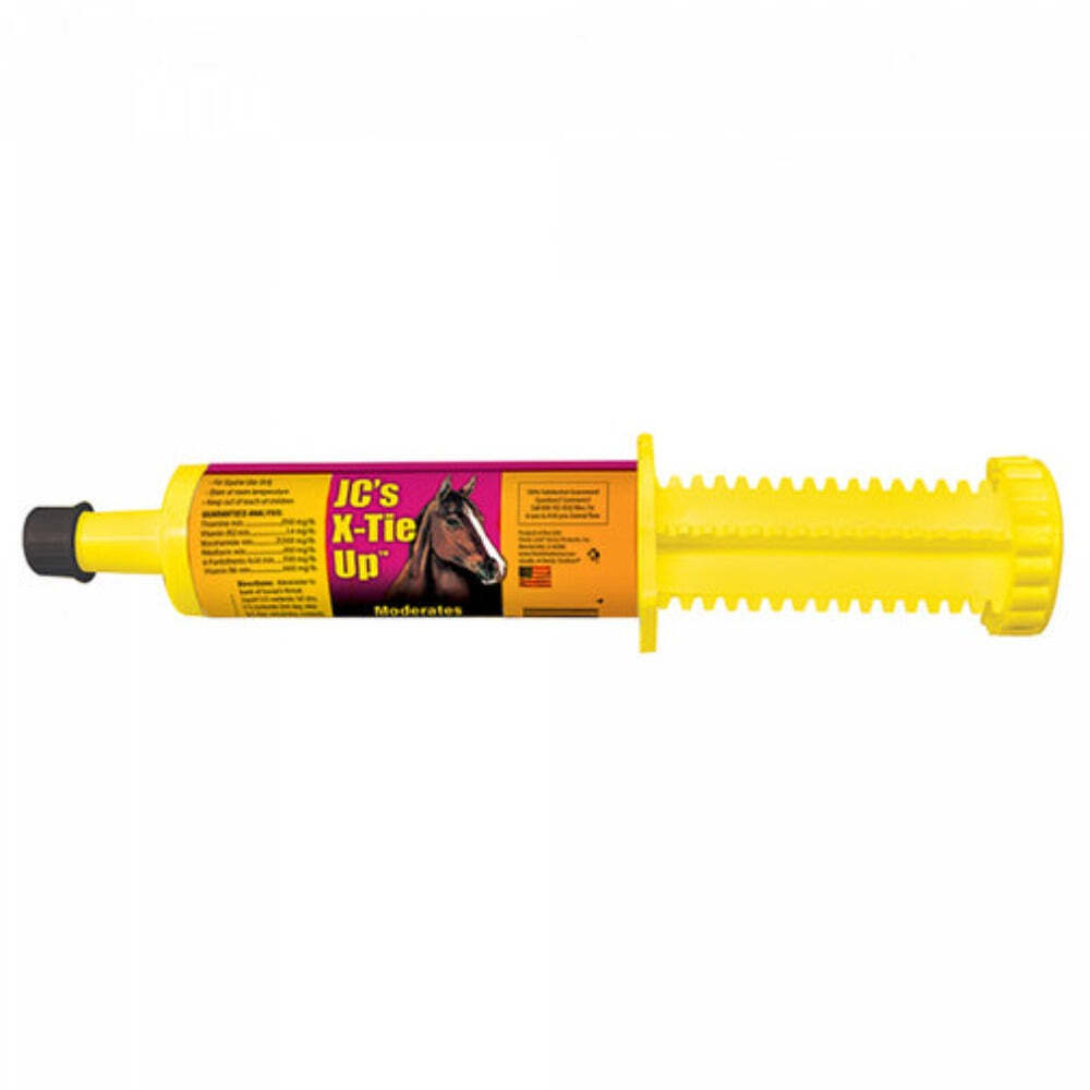 New! JC’s X-TIE UP PASTE 30 cc All natural To stop horse muscle cramping Horses