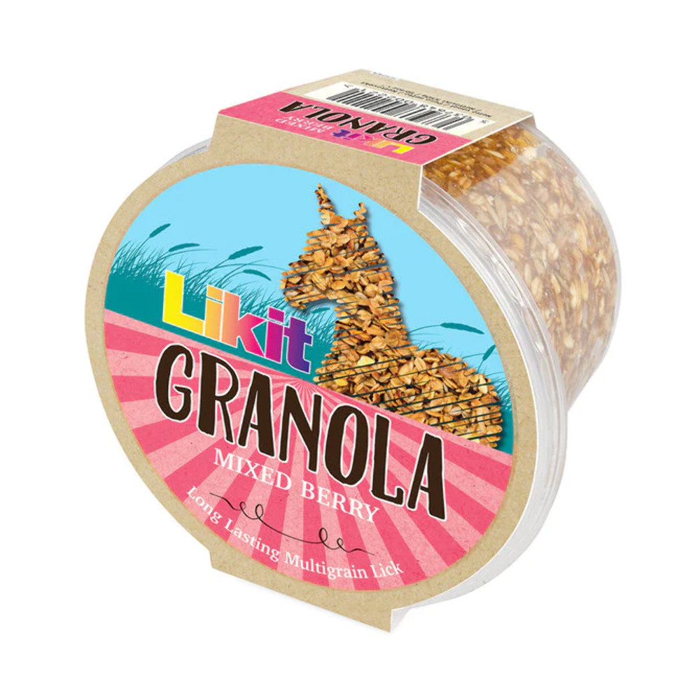 LIKIT MULTGRAIN GRANOLA Long Lasting Horse Lick 19 oz. For horses’ boredom treat