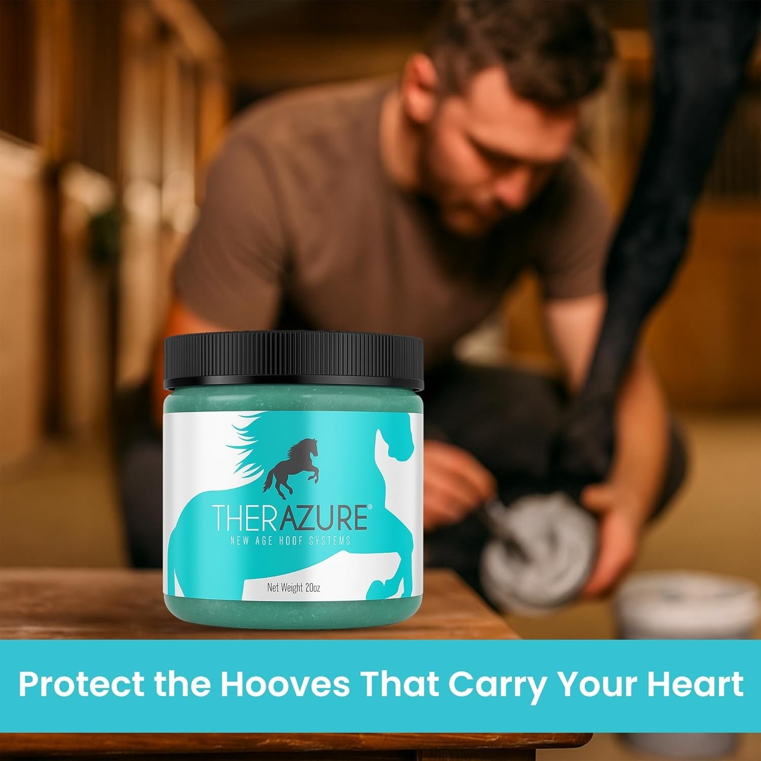 Horse Hoof Thrush Treatment Clay 20oz, White Line Equine Care Deep Penetration