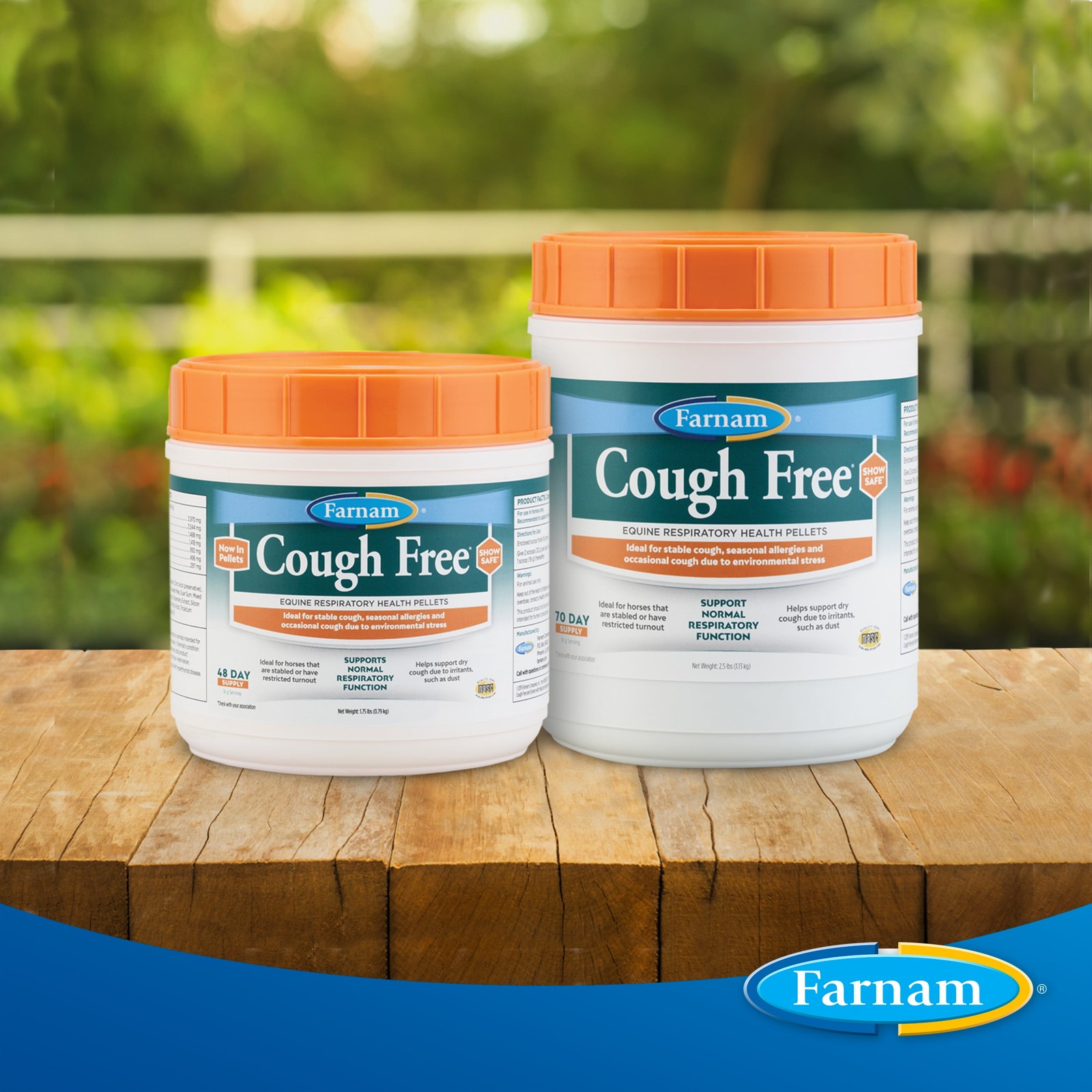 Farnam Cough Free Equine Respiratory Health Pellets, Provides respiratory suppor