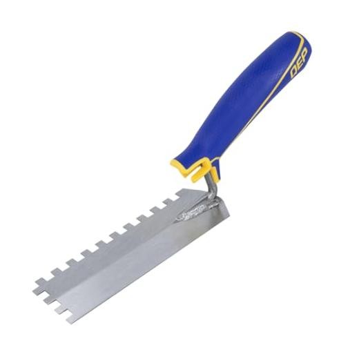 1/4 in. x 1/4 in. x 1/4 in. Comfort Grip Square-Notch Margin Flooring Trowel