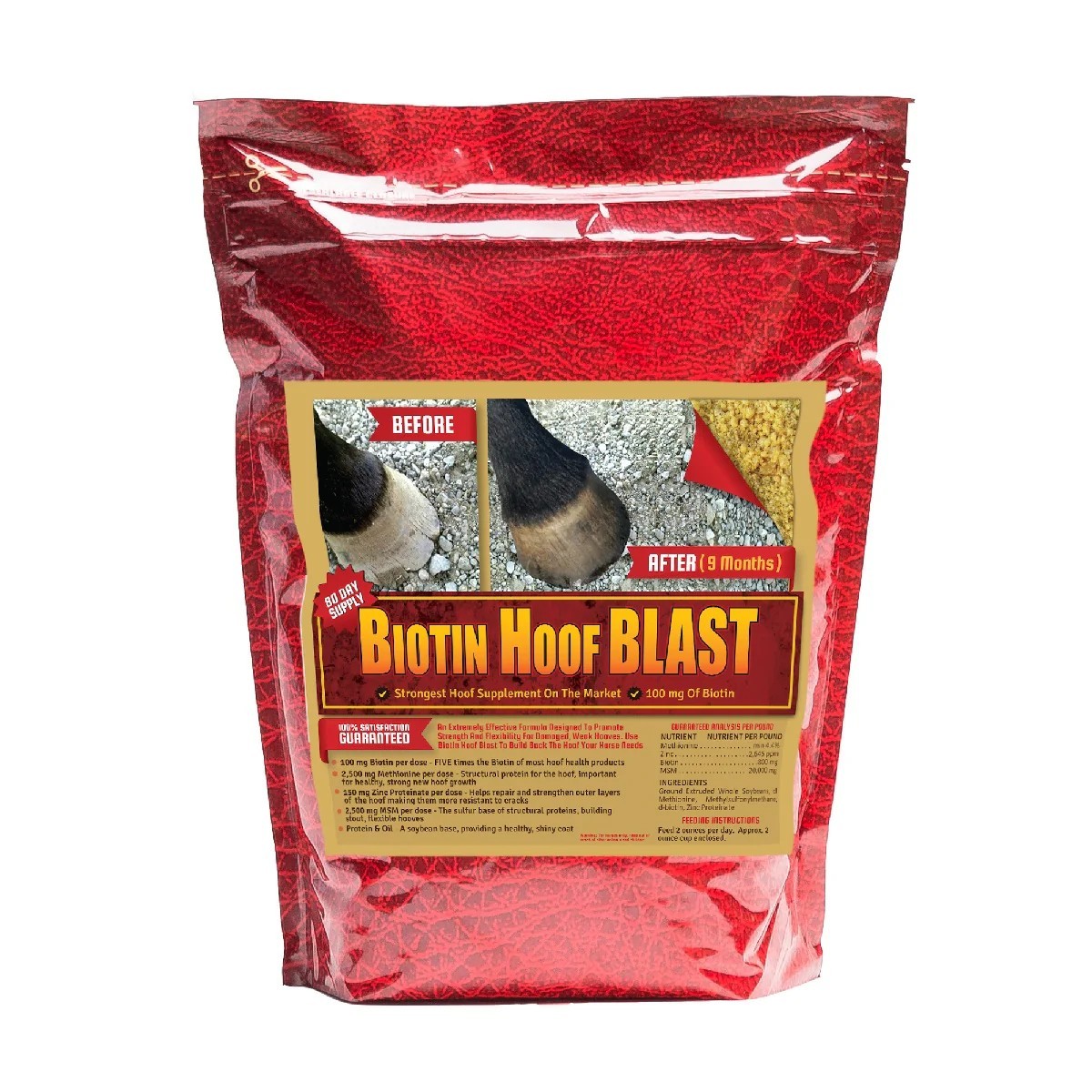 Horseguard Biotin Hoof Blast 10 Lb. – The Most Powerful, Potent Hoof Supplement
