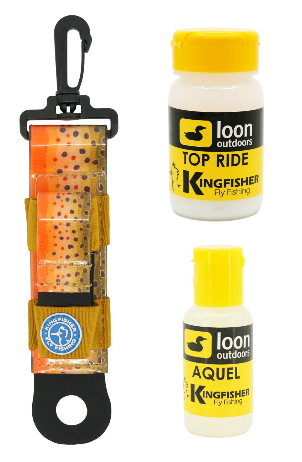 Outdoors Combo Pack – Floatant and Desicant with a Kingfisher Combo Holder (T…