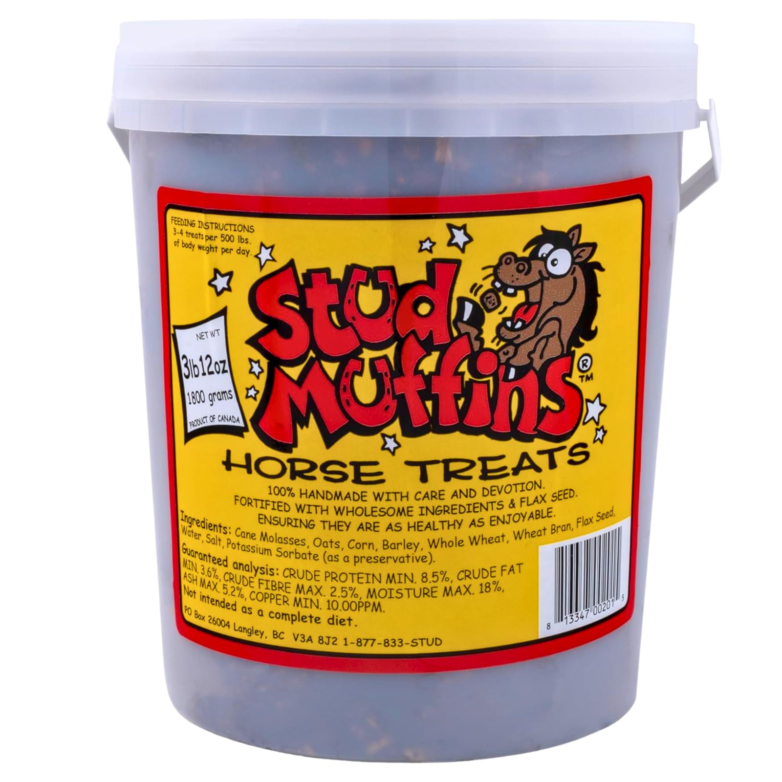 Stud Muffins 1060/1050 Horse Treat, 60 Oz 3.75 Pound (Pack of 1)