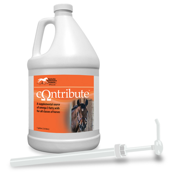 Kentucky Performance Contribute Equine Omega-3 Fatty Acid Supplement, 1 Gallon