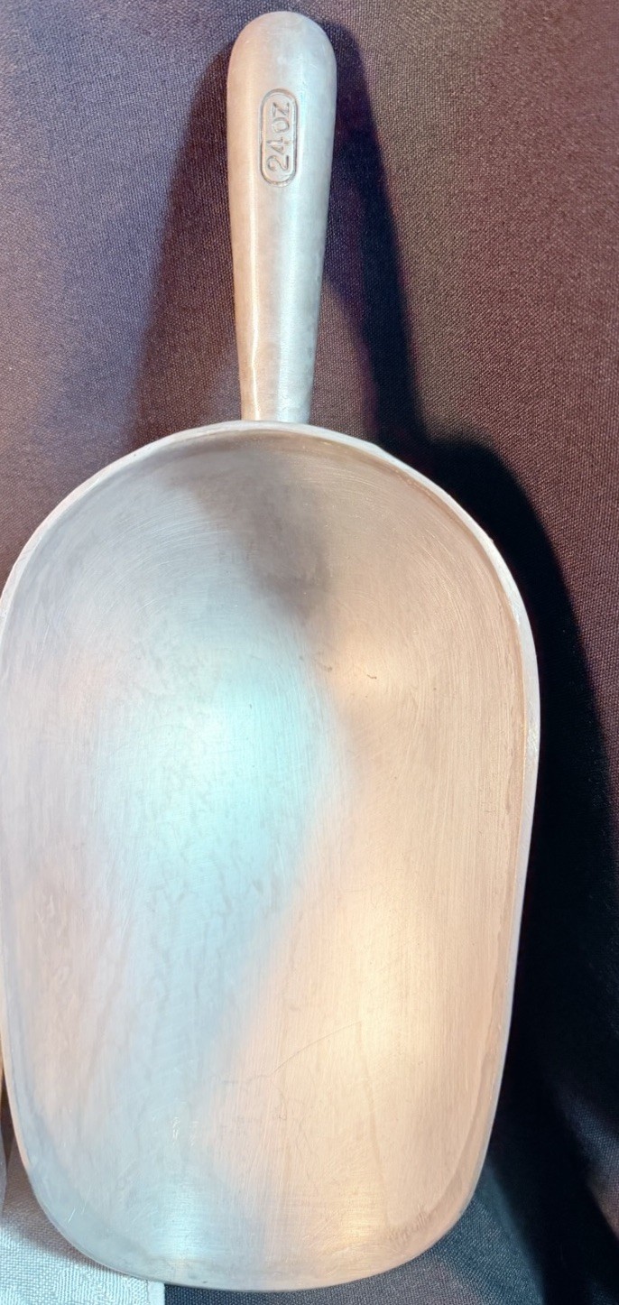 Lot of 12 Aluminum Scoops 11x 12oz + 1x 24oz Commercial Use Food Safe Scoopers