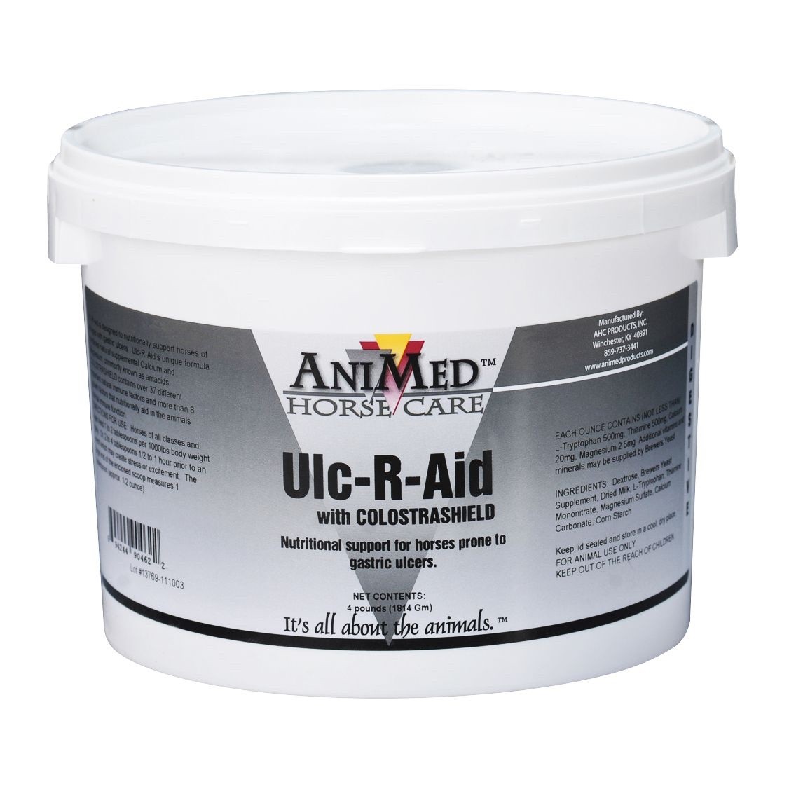 AniMed Ulc-R-Aid w/ Colostrum Shield 4 lb Horse Gastric Digestive Support