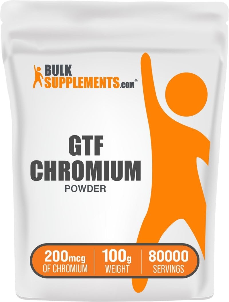 Chromium GTF Powder – Gluten Free Chromium Polynicotinate, 100g (3.5 oz) – 1.25m