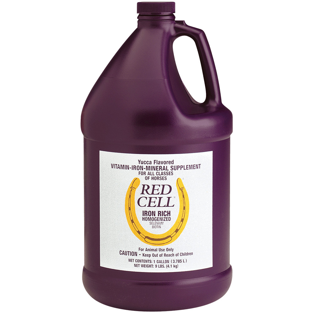 Red Cell Horse Supplement Iron Vitamin Mineral Gallon Equine Blood Builder