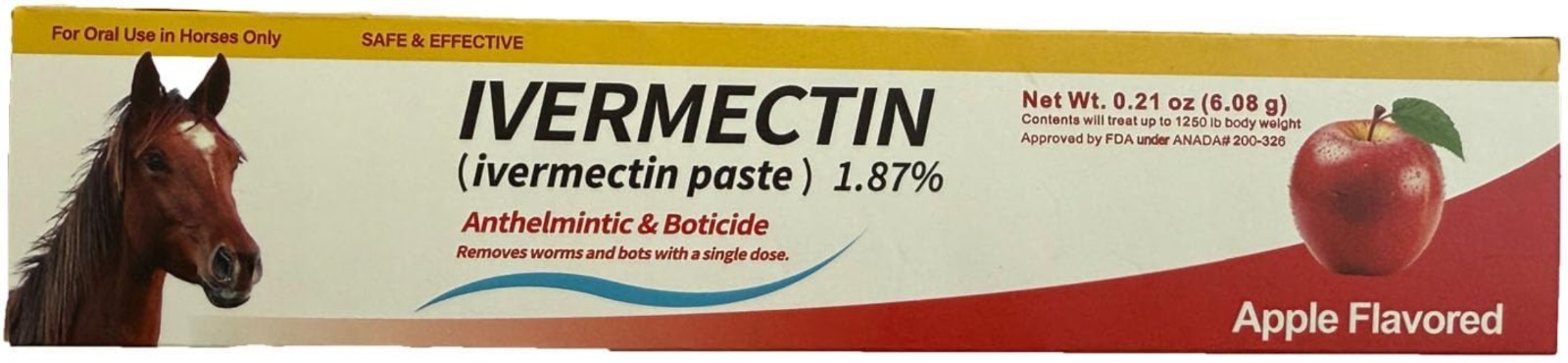 Horse Paste 1 Pack 0.21oz