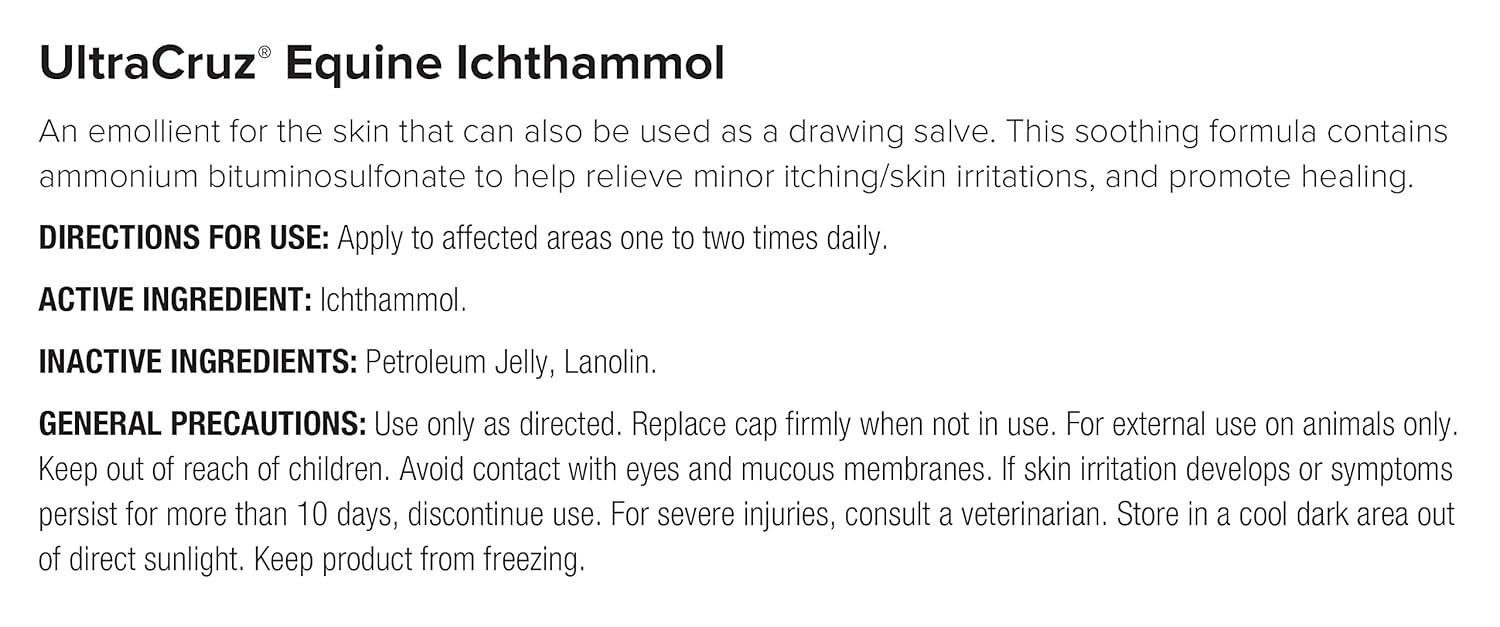 Equine Ichthammol 32oz – Topical Antiseptic Ointment