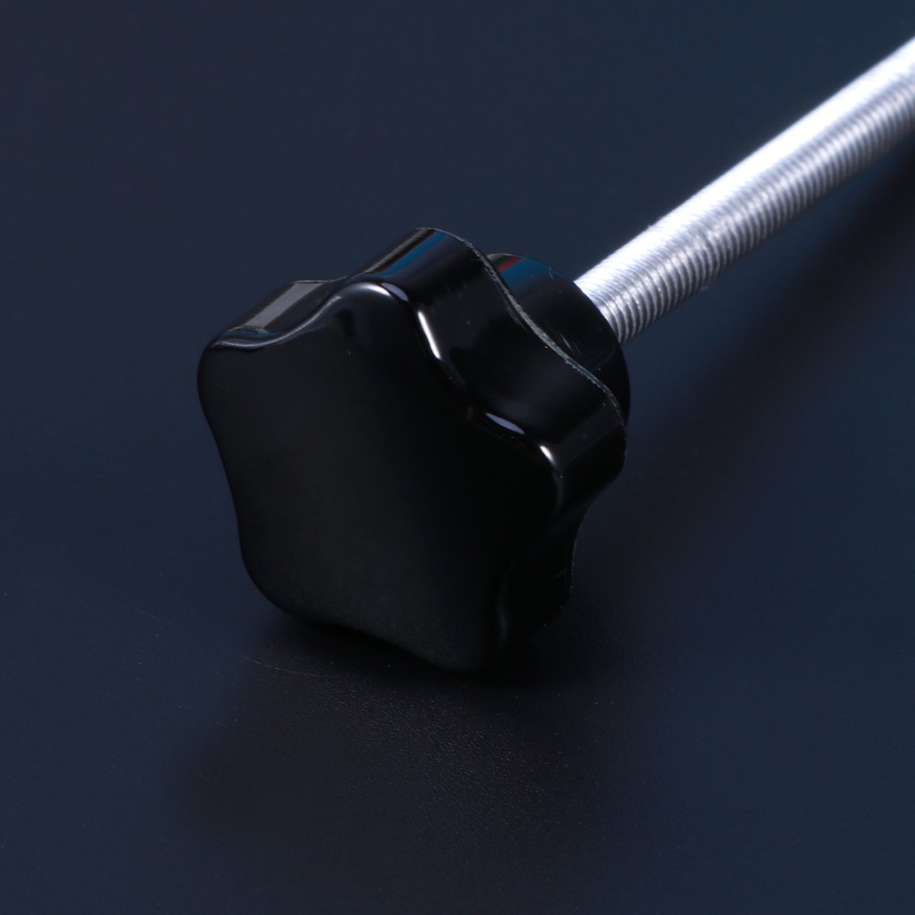 10 PCS M5x60 Hole Screw Grips Clamping Knobs (Black)