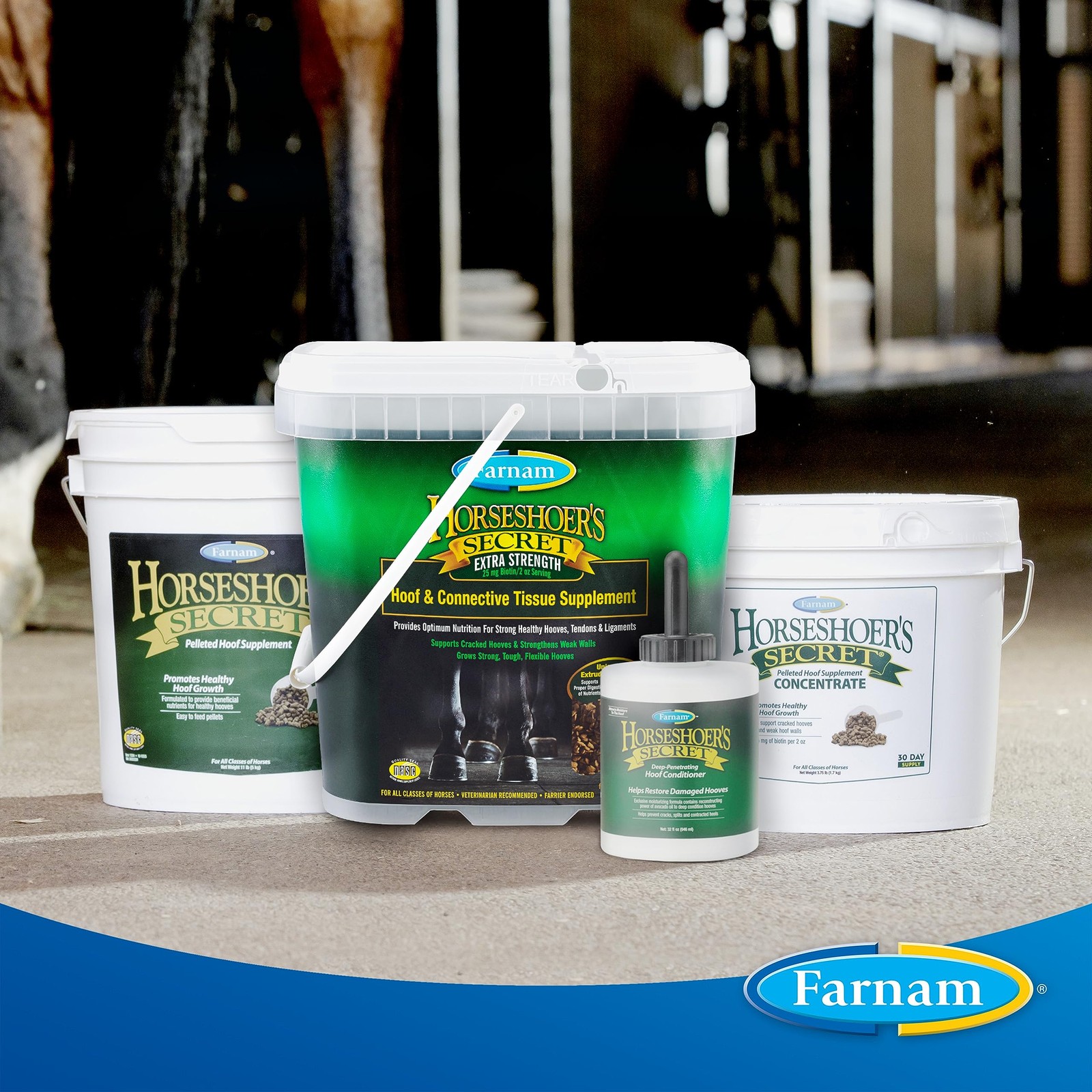 Farnam Horseshoers Secret Extra Strength Hoof Supplements Connective Tissue