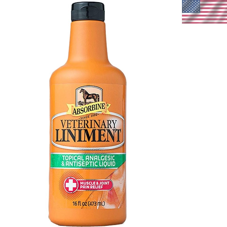 Vet Liniment – 16 oz, Trusted Pain Relief for Muscles & Joints in Animals