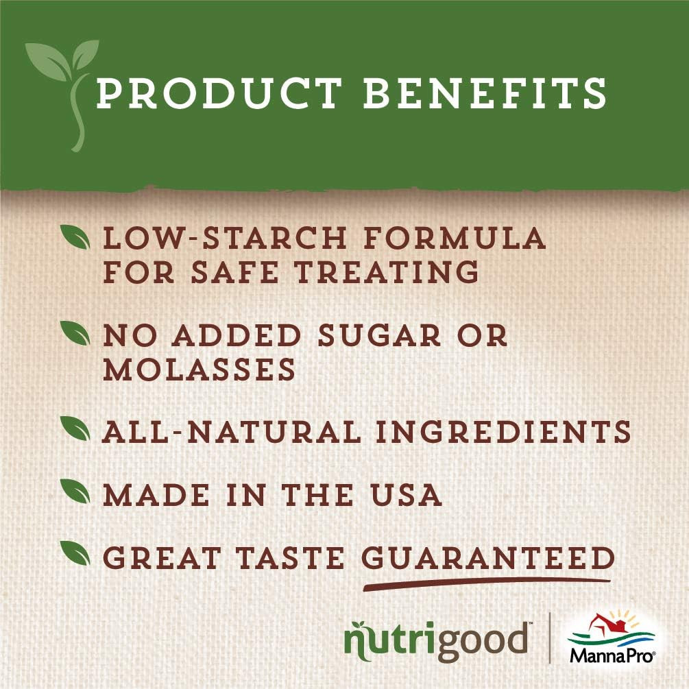 Nutrigood Low-Sugar Horse Treats – Apple Flavor, Healthy Natural Reward for Hors